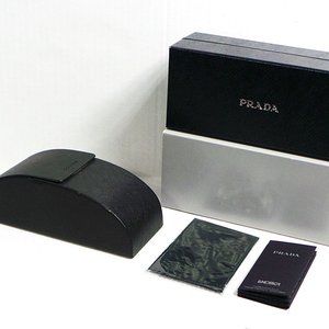 PRADA Navy Sunglass Case Box Cleaning Cloth